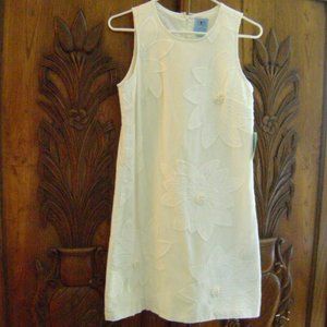 NWT CeCe Antique White Size 2 Sleeveless Dress